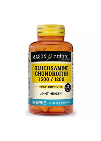 Glucosamine Chondroitin 280 Caps Mason Natural (288050727)