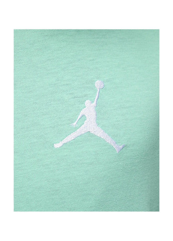Бірюзова футболка чоловіча jumpman emb ss crew turquoise Air Jordan