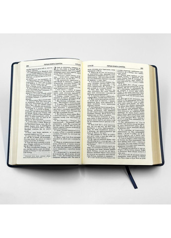 Біблія у сучасному перекладі з неканонічними книгами. Екошкіра. Золоті сторінки — Синя Українське Біблійне Товариство (369757433)