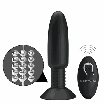 Анальна пробка - Pretty Love Beaded For Extra Pleasure Black LyBaile (386468550)
