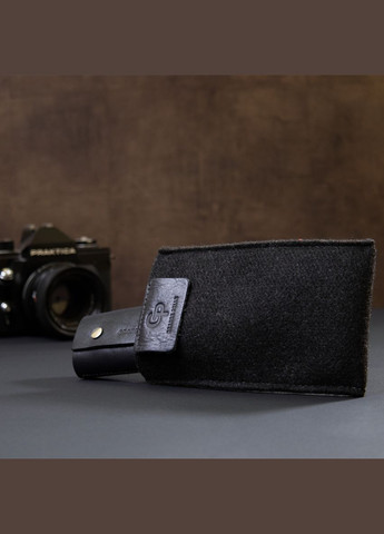 Кожаная ключница 11352 Синяя Grande Pelle (331911471)