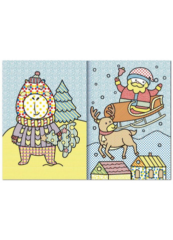 Дитяча аква-розмальовка з водним маркером "Santas Colors" НТ-43-01 Toysi (373407529)