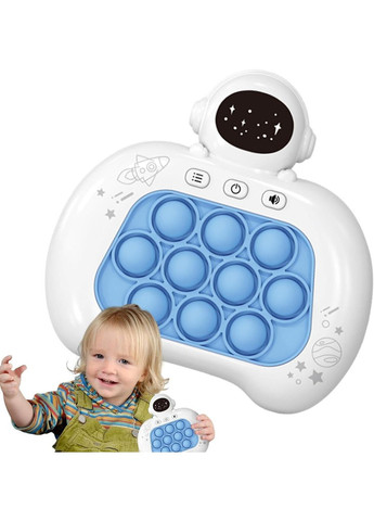Электронная приставка консоль Quick Push Game приставка игры Pop It Антистресс-тек ток игрушка Astronaut No Brand (365720934)