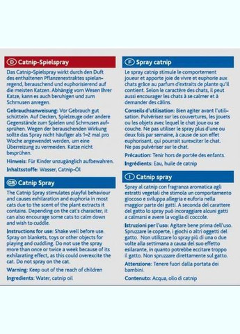 Спрей-притягиватель для кошек с кошачьей мятой, 175 мл (*) Trixie (322591595)