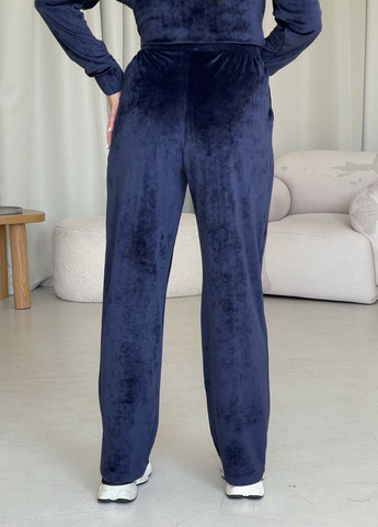 Велюровые широкие штаны палаццо пояс на резинке Merlini Пецолла (303988923)