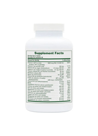 Вітаміни та мінерали Power Teen, 180 вегатаблеток Natures Plus (322209558)