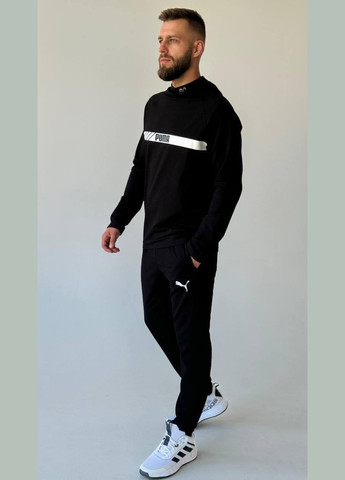 Мужской спортивный костюм Puma черный No Brand (353848678)