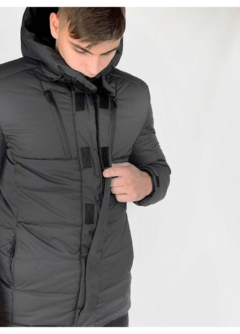 Серая зимняя куртка Intruder