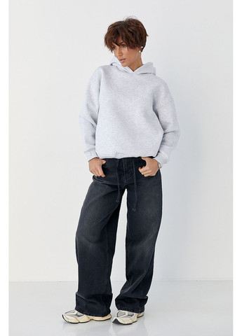 Тепле однотонне худи Lurex (369327158)