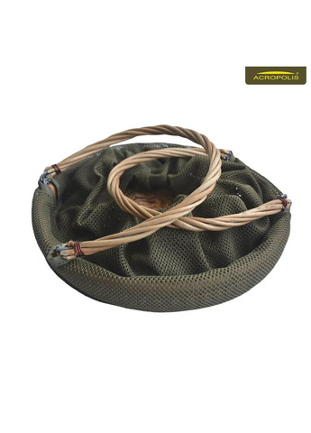 Складний кошик для грибів з сітки і лози ВГ-2 Acropolis (329741256)