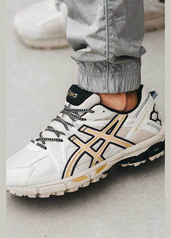 Бежеві всесезон кросівки чоловічі і жіночі asics gel-kahana 8 beige | асікс гель-кахана 8 бежевий No Brand