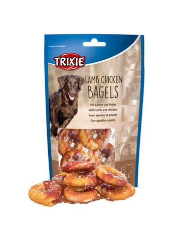 Лакомство Premio Lamb Chicken Bagles для собак кольца с ягненком и курицей 100 г Trixie (331651599)