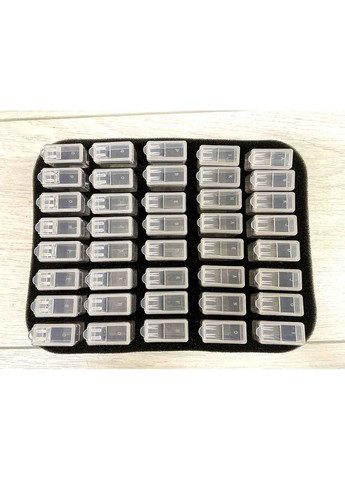 Набор инструментов для работы с алмазной мозайкой 87 предметов в кейсе синего цвета No Brand 6346 (360889932)