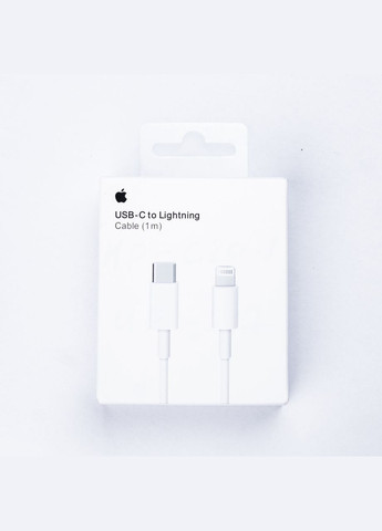 Кабель для зарядження USB-C/lightning 1 м білий Smartx (315636570)