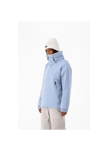Голубая зимняя куртка feel warm light blue 35w4526-l210 CMP