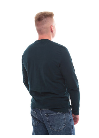 Чоловічий лонгслів зелений прямий Jean Piere Пряма однотонний зелений повсякденні бавовна