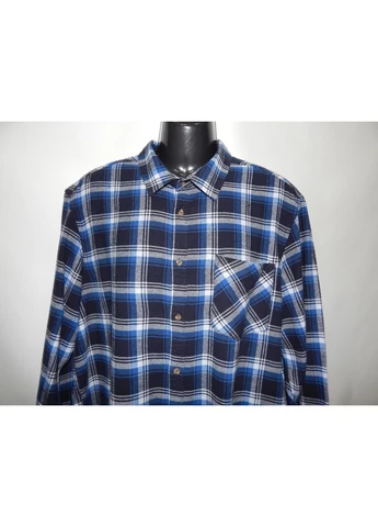 Чоловіча тепла сорочка з довгим рукавом regular fit р.52 (XL) 031RTXS No Brand (389123628)