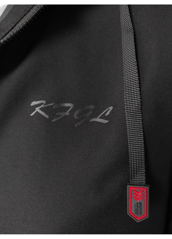 Черная куртка демисезонная мужская двухсторонняя капюшон l черная No Brand