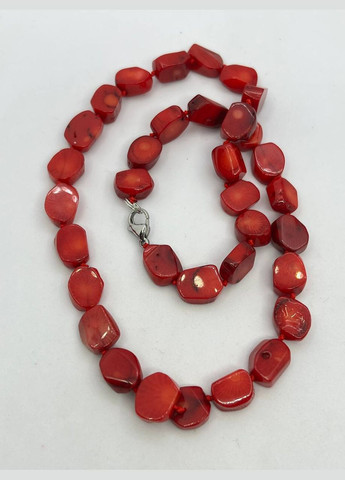 Намисто корал 46 см Червоний 11700 No Brand (311686453)