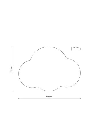 Настінний світильник 5886 CLOUD TK Lighting (402482515)