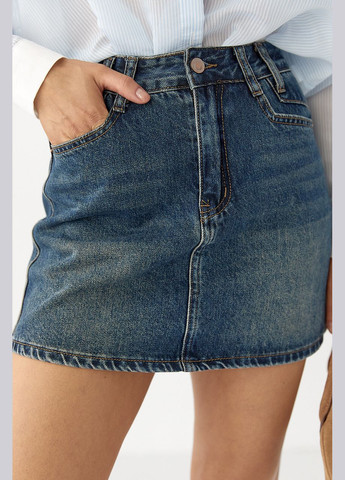Джинсова міні-спідниця Lurex (329626633)