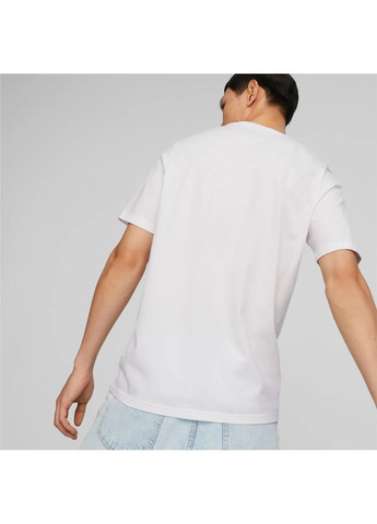 Біла футболка чоловіча hc graphic white 674474-02 Puma