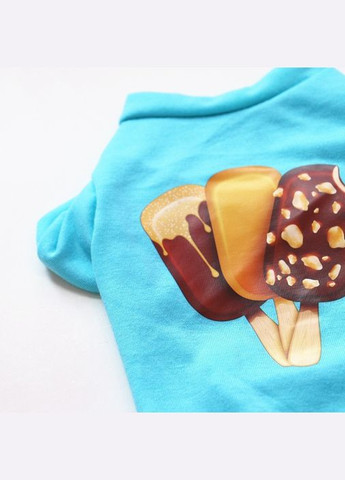 Футболка для собак Pet Style "Морозиво" Блакитна XS No Brand - (323237202)