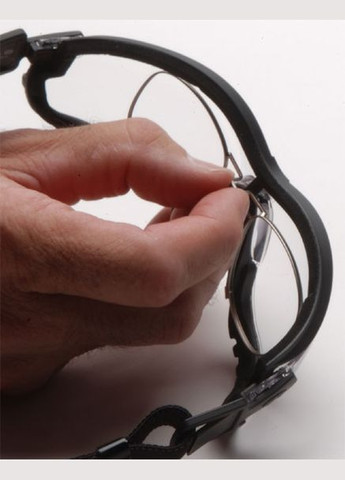 Очки защитные с уплотнителем V2G+RX (amber) Anti-Fog, желтые очки с диоптрийной вставкой в комплекте Pyramex (322860114)