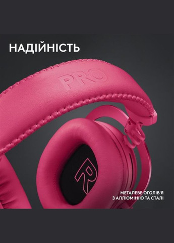 Гарнітура G Pro X2 Wireless LightSpeed Magenta (981-001275) Logitech (336956111)