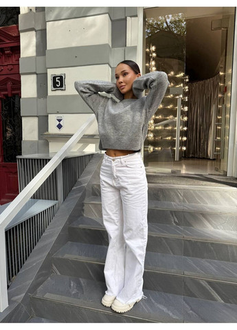 Сірий демісезонний жіночий светр Asi.Store.ua