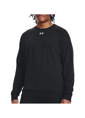 Світшот чоловічий Sweatshirt Ua Rival Fleece Crew-Blk Black 1379755-001 Under Armour (364837133)