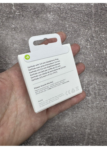 Навушники EarPods with Mic 3.5 mm Headphone Plug для iPhone Гарантія No Brand (370269446)