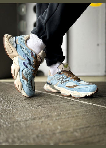 Синій всесезон кросівки чоловічі і жіночі new balance 9060 x bodega blue heize | нью беланс 9060 сині No Brand
