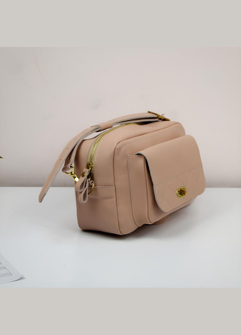 Сумка женская, кожаная. Кросс боди. Цвет Пудра STOK (292732524)