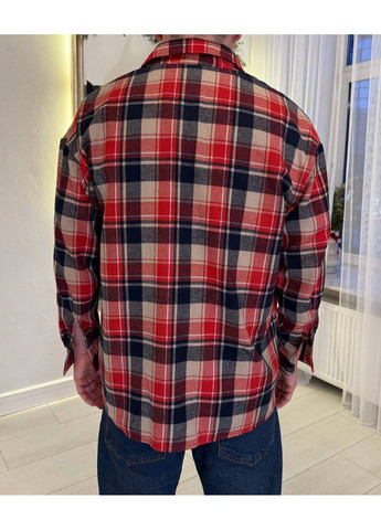 Красная рубашка однотонная Vione