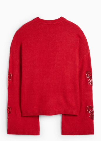 Красный демисезонный свитер C&A