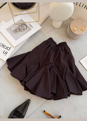 Коричневая базовая юбка☀️ Luna