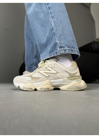 Бежевые демисезонные кроссовки мужские new balance 9060 light beige нью беланс 9060 No Brand
