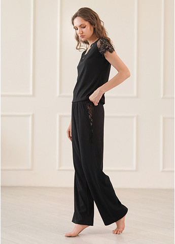 Черная 3200 adeline брюки домашние женские Komilfo