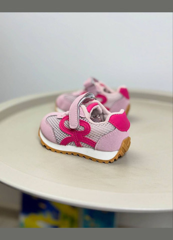 Рожеві літні дитячі кросівки рожевий 1518 No Brand