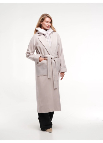 Бежеве демісезонне Пальто Темно-коричневе Esmeralda