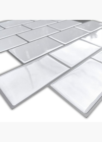 Самоклеющаяся полиуретановая плитка белый кирпич 305х305х1мм (D) SW-00001193 Sticker Wall (278314578)