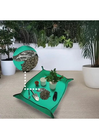 Складной садовый прямоугольный водонепроницаемый коврик для пересадки растений 75*100 см No Brand (323053157)