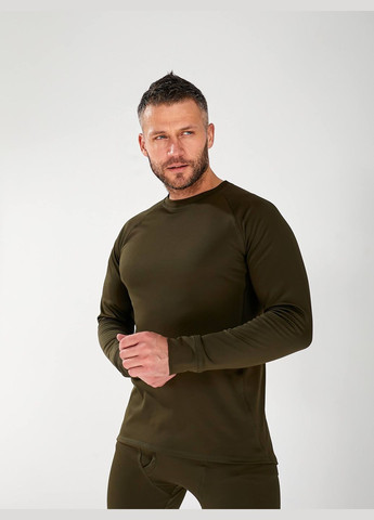 Мужское термобелье оливкового цвета с микродайвингом на флисе OlaN (315517192)