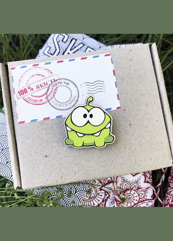 Значок з дерева "Жабеня АмНям" Cozy-Up (291162081)