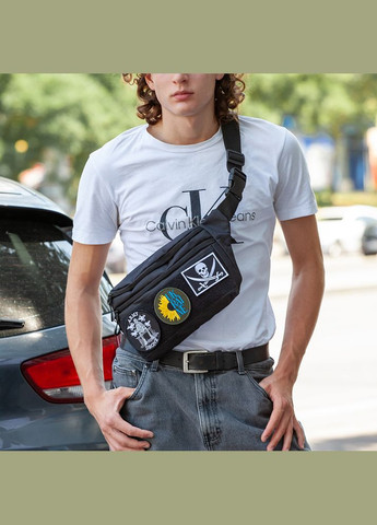 Тактическая бананка с патч-панелью мужская, Сумка через плечо EX-816 из Cordura No Brand (350936983)