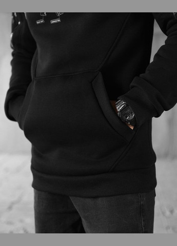 Армейское худи с автоматом черное No Brand (302899092)