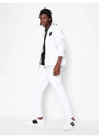 Белые кэжуал демисезонные брюки Armani Exchange