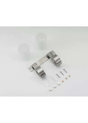 Двойной стакан для щеток F30408, нержавеющая сталь. Frap (371881731)