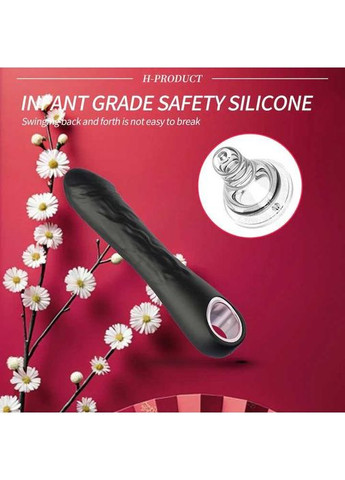 Вибратор для стимуляции точки G Lastic Nyx USB Черный No Brand (370611899)